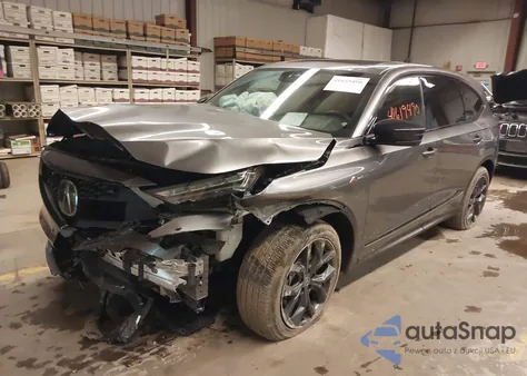 2022 Acura Mdx A-Spec Package из США, поврежденный, VIN 5J8YE1H03NL013136